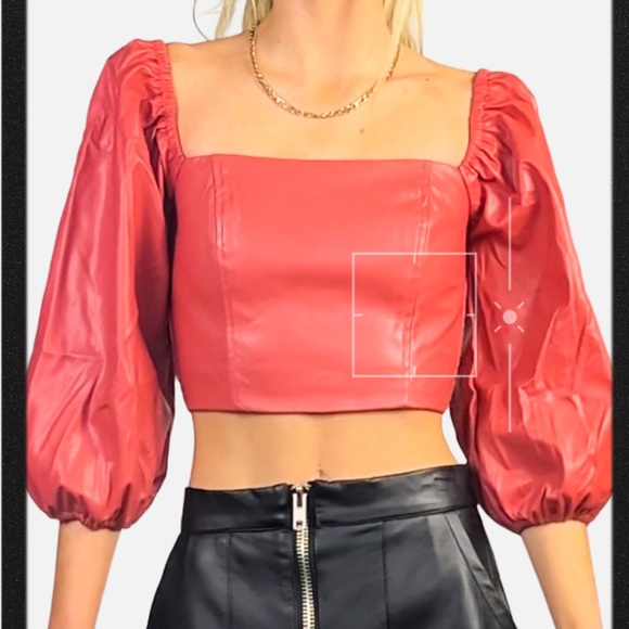 Off Shoulder Pink Top - Picture 3 of 3